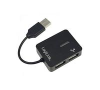 Hub USB 2.0 LogiLink 4 ports noir