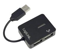 LogiLink Hub USB Smile UA0139 – 4 ports USB 2.0 480 Mbit/s – Noir