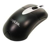 LogiLink - Souris - droitiers et gauchers - optique - 3 boutons - filaire - USB - noir G