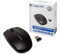 LogiLink - Souris - droitiers et gauchers - optique - 3 boutons - sans fil - 2.4 GHz - récepteur sans fil USB - noir G