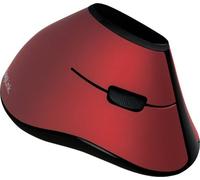 LogiLink Souris, ergonomique verticale, sans fil 2.4 GHz, rouge