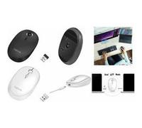 Souris optique, sans fil, blanc