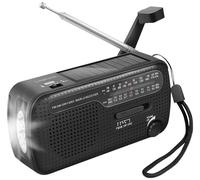 LogiLink SP0061 Radio d'urgence FM, AM, FM radio d'urgence, USB fonction de charge de la batterie, manivelle, fonction Powerbank