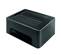 Station d'accueil USB 3.0, 2 Baies Quickport/Station d'accueil pour disques durs HDD/SSD SATA 2,5"" et 3,5"" avec Interrupteur et Fo
