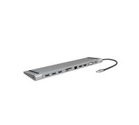LogiLink Station d'accueil USB-C UA0373 Convient pour les marques: universel alimentation USB-C, lecteur de cartes in