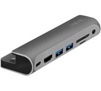 LogiLink Station daccueil USB-C® UA0385 Convient pour les marques: Apple alimentation USB-C®