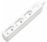 Logilink Steckdosenleiste 3-fach, 1,5m Eurostecker, weiß
