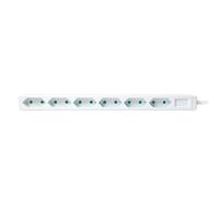 Logilink Steckdosenleiste 6-fach, 1,5m für Eurostecker, weiß