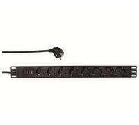Logilink Steckdosenleiste 8-fach CEE7/3+2 USB, mit Ü-Schutz