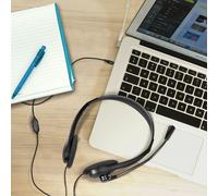 Logilink Stereo-Headset, 1x 3,5-mm-Klinke Bügelmikro Eco-Box