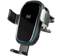 LogiLink Support de charge voiture sans fil pour smartphone noir