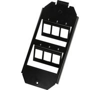 LogiLink support de réservoir au sol 3x pour 6 modules Keystone noir