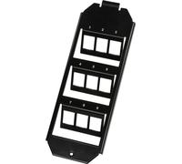 LogiLink support de réservoir au sol 3x pour 9 modules Keystone noir
