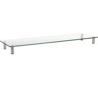 LogiLink BP0060 support d'écran plat pour bureau Autonome Acier inoxydable, Transparent - Supports d'écrans plats pour bureau (Autonome, 20 kg, Réglage de la hauteur, Acier inoxydable, Transparent)