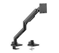 LogiLink Support d'écran pour écran de 17 à 49", avec vérin à gaz, Convient pour écrans Plats et incurvés, en Aluminium