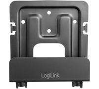 LogiLink - Support - pour lecteur multimédia - acier - montable sur mur Noir G