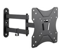 LogiLink - Support - pour TV LCD - acier pressé à froid solide - Taille d'écran : 23"-42" - montable sur mur Noir G