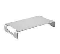 Logilink Tabletop Moniteur Riser, Aluminum Monitor-Erhöhung Höhen-Bereich: 6.3cm (Max) Argent
