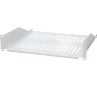 LogiLink Tablette 19" 2 UH montage fixe (P)400 mm gris clair