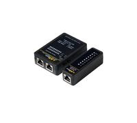 LogiLink Testeur de câbles RJ11 RJ12 RJ45 et BNC noir