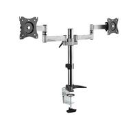 LogiLink TIS 13"-27" 2TFT 3 articulations argent. Max.8KG,bras 342mm