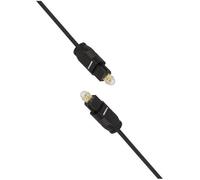 LogiLink - Câble audio numérique (optique) - TOSLINK mâle pour TOSLINK mâle - 2 m - fibre optique - noir