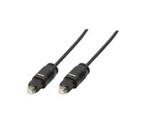 LogiLink Toslink - Toslink, 5m câble audio Noir