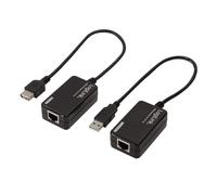 LogiLink UA0021D - USB 2.0 extender (extension via RJ45 cable) up to 50 m Single
