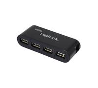 Hub USB 2.0 LogiLink UA0085 4 ports noir