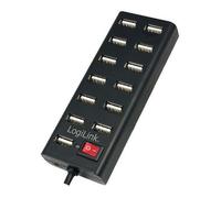 Concentrateur (hub) - LOGILINK - UA0126 - 13 ports - USB 2.0 - Protection de surintensité