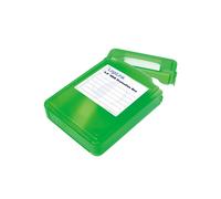 LogiLink UA0133G Housse de protection verte pour disque dur 3.5" - Résistance aux chocs et à l'eau - Référence fabricant : UA0133G