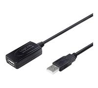 LogiLink UA0143 Câble USB 2.0 avec répéteur 10 m Noir