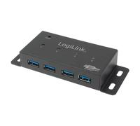 LogiLink Hub USB 3.0 UA0149 – 4 ports SuperSpeed 5000 Mbit/s – Noir