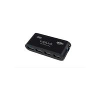 LogiLink UA0170 - Hub USB 3.2 Gen 1 (3.1 Gen 1) Type-A 4 Ports 5000 Mbit/s Noir avec Alimentation Externe et Câble USB Inclus
