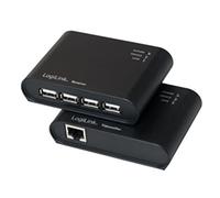 LogiLink UA0230 hub & concentrateur USB 2.0 480 Mbit/s Noir