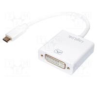 LogiLink - Adaptateur vidéo externe - USB-C 3.1 - DVI G