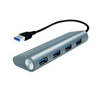 Hub USB 3.0 LogiLink UA0307 4 ports aluminium