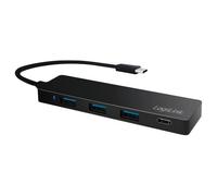 LogiLink UA0311 hub & concentrateur USB 3.2 Gen 1 (3.1 Gen 1) Type-C 5000 Mbit/s Noir