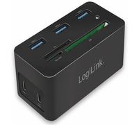 LogiLink UA0370 - USB-C Multiport Mini Dock 10-in-1 Connector with PW (Power Del