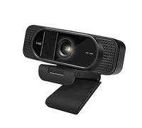 LogiLink UA0381 Webcam HD USB avec objectif grand angle 96°, double microphone avec réduction du bruit, mise au point fixe, correction de faible luminosité, pour vidéoconférence et streaming en direct