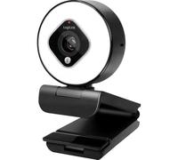 Webcam Full HD LogiLink UA0384 support à pince, microphone