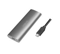 LogiLink UA0389 Boîtier pour SSD M.2 USB-C® (USB 3.2 Gen 2) 10 GBit/s M.2 PCIe NVMe, M.2 SATA 2230, 2242, 2260, 2280 UA