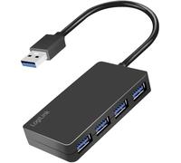 LogiLink Hub USB UA0396 – 4 ports USB 3.2 Gen1 5 Gbit/s, protection, noir