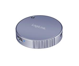 LogiLink UA0438 Boîtier magnétique USB 3.2 Gen2 SSD 100 W PD (PowerDelivery), Compatible MagSafe, Tailles SSD jusqu'à 2 to