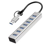 LogiLink UA0441 Hub USB 7 ports USB-A USB 3.0 5 GBit/s aluminium UA0441