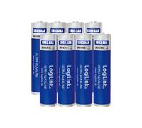 LogiLink LR03F8 : Pile Alcaline AAA 1.5V, 650mAh, Usage Unique, Autonomie 5 ans, Lot de 8, Facteur de Forme Cylindrique
