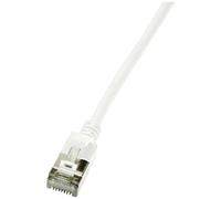 LogiLink Ultraflex Cat 6A U/FTP 0,5 m Blanc