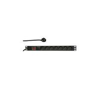 LogiLink - Unité de distribution secteur (rack-montable) - CA 250 V - 3500 watt - entrée : power CEE 7/7 - connecteurs de sortie : 7 (alimentation) -