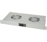 LogiLink Unité de ventilation 19" 1 UH 2 x ventilateurs 120 mm gris clair