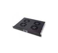 Logilink Fau04fb de Ventilateur d'accessoire de Racks - Accessoire de Racks (Ventilateur Panel, Noir, Acier, 48.3 cm (48,3 cm), 1U, 1.8 m)